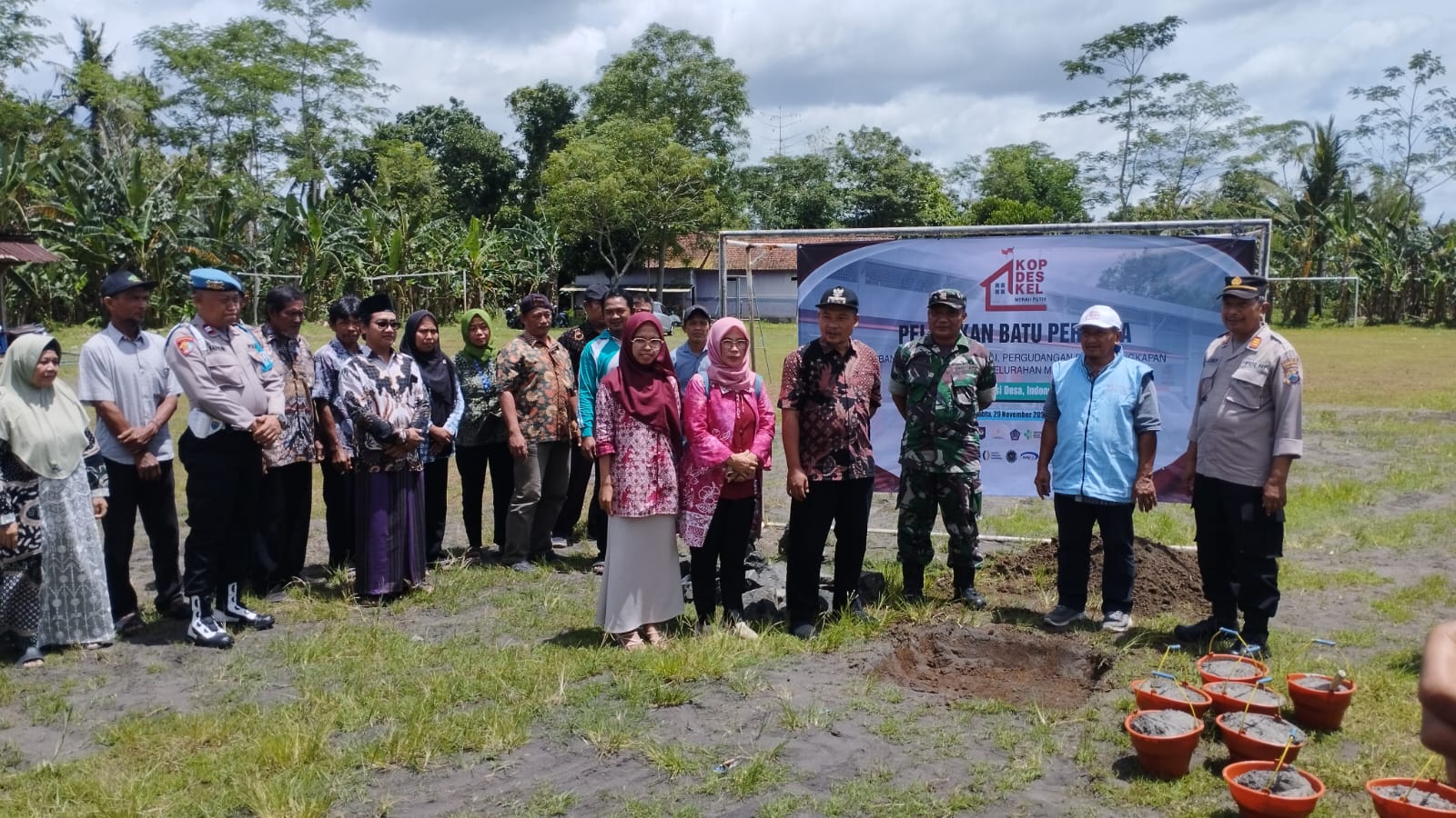 Tonggak Sejarah Baru! Koperasi Desa Merah Putih Resmi Dibangun di Kawasan Lapangan Tunggorono
